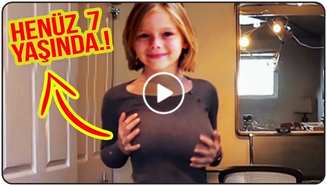 Henüz 7 Yaşındaki Kızın Sıra Dışı Hali Görenleri Hayrete Düşürüyor
